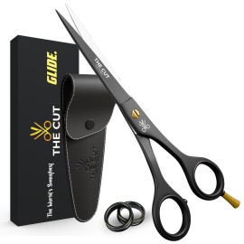 The Cut Factory- 6.5 Professional Hair Scissors - High Carbon 420 Stainless Steel Hair Cutting Scissors, Ultra-Sharp Barber Shears for Salon & Home - Ergonomic for Men, Women, Kids & Babies