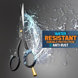 The Cut Factory- 6.5 Professional Hair Scissors - High Carbon 420 Stainless Steel Hair Cutting Scissors, Ultra-Sharp Barber Shears for Salon & Home - Ergonomic for Men, Women, Kids & Babies