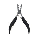 Fusion Bond Crusher Tool for Keratin Hair Extensions Flat Tip Pre-Bonded Hair Extension Pliers Professional Hair Loop & Styling Tool