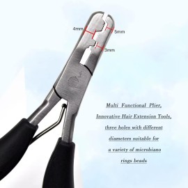 Fusion Bond Crusher Tool for Keratin Hair Extensions Flat Tip Pre-Bonded Hair Extension Pliers Professional Hair Loop & Styling Tool Fusion Bond Crusher Tool for Keratin Hair Extensions Flat Tip Pre-Bonded Hair Extension Pliers Professional Hair Loop & Styling Tool