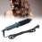 GLOGLOW Curling Iron Brush, 2 in 1 Portable Thermostatic Curling Brush Straight Curly Hair Iron for All Hair Types