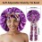 2pcs Large Silky bonnets with tie band Braid Bonnet, Satin Bonnet for Sleeping Curly Hair, E