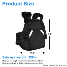 KQSNBG Adjustable Harness, Prevent Passengers from Falling for ATV,Snowmobile,Grey