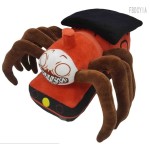 FBDCYIA Choo Choo Charles Plush Toy, 8.7Inch Charles Spider Train Doll, Gift for Kids Fans, Train Toy Spider Stuffed Animal (Red Style 1)