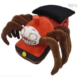 FBDCYIA Choo Choo Charles Plush Toy, 8.7Inch Charles Spider Train Doll, Gift for Kids Fans, Train Toy Spider Stuffed Animal (Red Style 1)