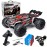 Yidedraw RC Cars 1:16 Scale Remote Control Car 50 KMH High Speed Fast 4WD RC Truck for Kids Adults Boys 2.4 GHz All Terrains RC Buggy Off-Road Drift RC Monster Trucks with 3 Batteries (Red)