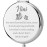 Lywjyb Birdgot Nini Grandma Gift Grandmother Compact Makeup Mirror Grandma from Granddaughter (Nini Mirr)