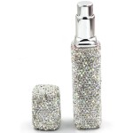Bestbling Bling Bling Empty Portable spray bottle, cosmetic Perfume spray bottle spray essential oil bottle glass perfume bottle 12ML (Silver)