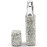 Bestbling Bling Bling Empty Portable spray bottle, cosmetic Perfume spray bottle spray essential oil bottle glass perfume bottle 12ML (Silver)