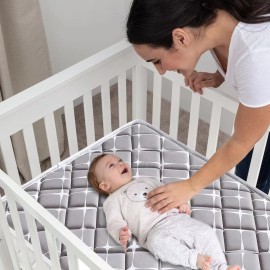 Tiankehan Premium Dual-Sided Baby Crib Mattress and Toddler Mattress - 52 x 27.6 x 5 - Breathable - Firm Soft - Fits Standard Cribs and Toddler Beds