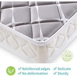 Tiankehan Premium Dual-Sided Baby Crib Mattress and Toddler Mattress - 52 x 27.6 x 5 - Breathable - Firm Soft - Fits Standard Cribs and Toddler Beds