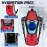 3 Pack Hydration Backpack with 2l Water Bladder,Hydration Pack with Bladder Hiking Running Cycling Biking Water Backpack Bag for Men and Women(Black, Blue, Red)