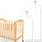 iTODOS Baby Monitor Floor Stand Holder Mount Compatible with Infant Optics DXR-8 Pro,Nanit Pro & Flex Stand,HelloBaby,Momcozy,eufy,Motorola,VAVA,Owlet,Keep Baby Away from Touching,More Safety