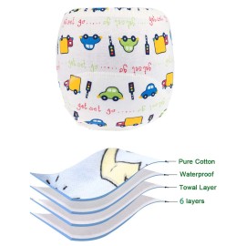 Potty Training Pants for Boys Girls, Learning Designs Training Underwear Pants (10 Packs, 4-6T, Blue)