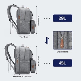 Maelstrom Diaper Bag Backpack,29L-45L Expandable Large Baby Bag for 2 Kids/Twins, with Removable Cross Body Bottle Bag for Mom/Dad,Stylish Nappy Bag Gift for Boys/Girl-Mothers Day Gifts-Elegant Grey Maelstrom Diaper Bag Backpack,29L-45L Expandable Large Baby Bag for 2 Kids/Twins, with Removable Cross Body Bottle Bag for Mom/Dad,Stylish Nappy Bag Gift for Boys/Girl-Mothers Day Gifts-Elegant Grey
