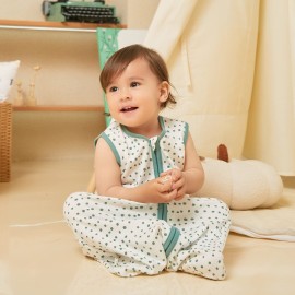 DaysU Baby Sleep Sack 18-24 Months 100% Cotton, Baby Boy Wearable Blanket 2-Way Zipper TOG 0.5, Breathable Lightweight Baby Sleeping Bag 2 Pack, Toddler Sleep Sacks 2t, Green Crocodile, X-Large