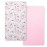 Little Grape Land Pack and Play Sheets Mini Crib Sheets Soft Breathable Pack N Play Sheets, Playard Fitted Sheet 2 Pack Stretchy Fits 38x26 Playard Mattress, Pink Floral