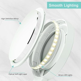 B Beauty Planet Magnifying Mirror with Light 20X/1X,Double Sided Tabletop Mirror with Adjustable Folding Handle,Cosmetic Mirror for Makeup/Travel, Tweezing, and Blackhead/Blemish Removal (9L x 7W) B Beauty Planet Magnifying Mirror with Light 20X/1X,Double Sided Tabletop Mirror with Adjustable Folding Handle,Cosmetic Mirror for Makeup/Travel, Tweezing, and Blackhead/Blemish Removal (9L x 7W)