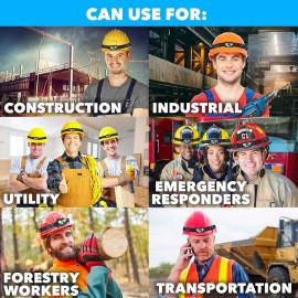 Skywin Hard Hat Light, Headlamp Rechargeable,2 Pack Lightweight USB, XPG+COB 3 LED 200 Lumen Camping Helmet Light for Adults with Red Light IP44 Waterproof