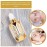 GLEAVI 12 pcs Essential Ml Mini Fragrance Exquisite Tiny Er Perfume Refillable Plastic Oil DIY Sub-ing Perfumes Balms On Golden Dispensing Gold Arabic Small for Container