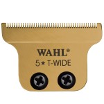 Wahl Professional T Wide Gold Plated Blade Set DLC Titanium Coated Adjustable Zero Overlap Replacement Fits Cordless Detailer Li