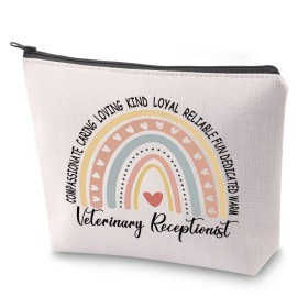 ZJXHPO Veterinary Receptionist Bag Unisex Cosmetic Bag