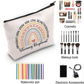 ZJXHPO Veterinary Receptionist Bag Unisex Cosmetic Bag
