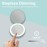 Giazee Lighted Compact Mirror, Rechargeable 1X/10X Magnifying Makeup Mirror Portable Natural Daylight Led Travel Makeup Mirror Small Dimmable Illuminated Mirror for Handbag