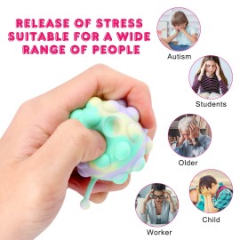 KissFree 18 PACK Animal Pop Balls Party Favors for Kids,3D Pop Balls Fidget Toys,Birthday Gifts for Boys & Girls,Goodie Bag Stuffers,Pinata Stuffers,Carnival Prizes,Treasure Box Toys,Kids Prizes