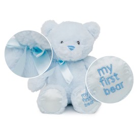 Jolitee My First Bear Stuffed Animal - Blue Plush Bear 10