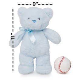 Jolitee My First Bear Stuffed Animal - Blue Plush Bear 10