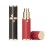 Refillable Perfume Bottle Atomizer for Travel,2Pcs 5ML Empty Perfume Spray Fine Mist,Mini Luxury Leather Refill Pump Case,for Man and Woman (2pcs Black+Red)