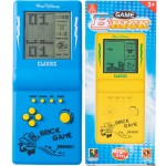 Nbguigdstr Retro Handheld Brick Game Console,Tank/Racing/Building Block Game,3.5-inch Large Screen,Built-in 23 Games(Blue)