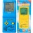 Nbguigdstr Retro Handheld Brick Game Console,Tank/Racing/Building Block Game,3.5-inch Large Screen,Built-in 23 Games(Blue)
