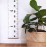Rosymormor Baby Growth Height Chart, 79 x 7.9 Hanging Ruler Wall Decals for Kids Boys Girls, Canvas and Wood Removable Measure Wall Ruler for Children (White)