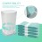 Zippland 4 Pack Diaper Liner Refills Compatible with Janibell Akord 280 Slim Model, Lasts Over 500 Adult Briefs