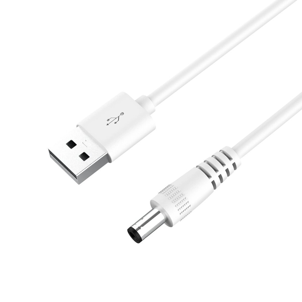 DEIOVWXS Lighted Makeup Mirror Replacement Charging Cable, DC 5.5 * 2.1 mm Switching Connector Charging Cord, 1A, 3.2ft