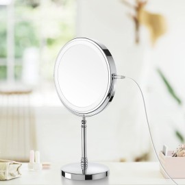 DEIOVWXS Lighted Makeup Mirror Replacement Charging Cable, DC 5.5 * 2.1 mm Switching Connector Charging Cord, 1A, 3.2ft