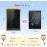 TECJOE 2 Pack LCD Writing Tablet, 10 Inch Colorful Doodle Board Drawing Tablet for Kids, Kids Travel Learning Toys Christmas Birthday Gifts for 3 4 5 6 Year Old Boys and Girls Toddlers