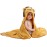 MICHLEY Bamboo Viscose Baby Hooded Bath Towel for 0-5 Years Boys and Girls, 29.5 x 39.5 Inch Ultra-Soft and Quick-Drying Infant Bathrobe (Lion)