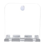 Bathroom Mirror, Razor Holder Mirror AntiFog Shower Mirror with Razor Hook for Salon for Home