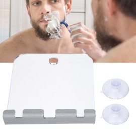 Bathroom Mirror, Razor Holder Mirror AntiFog Shower Mirror with Razor Hook for Salon for Home