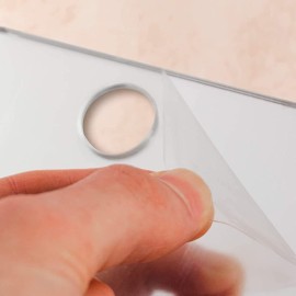 Bathroom Mirror, Razor Holder Mirror AntiFog Shower Mirror with Razor Hook for Salon for Home