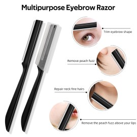 Eyebrow Razor, S.T. Friends 10Pcs Face Razor for Women Exfoliating Dermaplaning Tool, Dermaplane Razor Peach Fuzz Removal, Eyebrow Shaper Trimmer Facial Shaver Help Exfoliate and Smooth the Skin Eyebrow Razor, S.T. Friends 10Pcs Face Razor for Women Exfoliating Dermaplaning Tool, Dermaplane Razor Peach Fuzz Removal, Eyebrow Shaper Trimmer Facial Shaver Help Exfoliate and Smooth the Skin