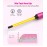 FARERY Small Curling Wand, 3/8 Inch Curling Iron for Short & Long Hair, Ceramic Small Barrel Curling Iron with Argan Oil & Keratin Infused, 30s Fast Heat Up, 12 Adjustable Temperature, Glove Included