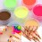 Duufin 66 Colors Nail Pigment Powder Colorful Glitter Pearlescent Fluorescence Luminous Powder Pigment for Nails Art, Body and Crafts