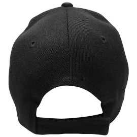 Trade Winds Marines USMC EGA Emblem Insignia Marine Corps Swirl Black Acrylic Adjustable Embroidered Baseball Hat Cap - Officially Licensed