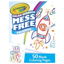 Crayola Color Wonder Mess Free Coloring Pages (50ct), Create Your Own Coloring Pages, Blank Color Wonder Refill, Toddler Toys & Gifts Crayola Color Wonder Mess Free Coloring Pages (50ct), Create Your Own Coloring Pages, Blank Color Wonder Refill, Toddler Toys & Gifts