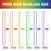 EOBOH 50PCS Pride Stuff, Gay Pride Beads Accessories, 6 Kinds of Metallic Rainbow Beads Necklace Bulk, LGBTQ Pride Necklace for Women Men, Costumes Decor for Pride Month Parade Throws Party Favors