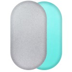 Mecc ecoh 2 Packs 100% Organic Cotton Bassinet Sheet, GOTS Certified, 100% Breathable, Comfort Snug Fitted, Fits Most Bassinet Mattress for Baby\'s Delicate Skin (Light Gray & Sea Green)